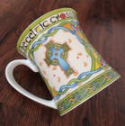 New The Celtic Cross Irish Weave Bone China Coffee Mug Tea Cup Ceramic Ireland