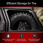 Tusk Spare Tire Carrier Side Mount Up To 32  Tire For Polaris Xpedition Adv