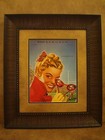 Vintage Texas A m College Football Poster  Framed  a m Vs T c u   Oct  1946