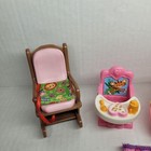 Fisher Price Loving Family Baby Girl Dollhouse Pink Crib Nursery Furniture Lot