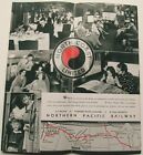 Original 1937 Northern Pacific Railway Railroad Rainier National Park Brochure