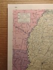 1961 Vintage Mississippi Authentic Atlas Map Life Pictorial Atlas Of The World