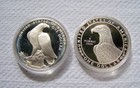 1983 1984 Silver Proof Commemorative Dollars - Los Angeles Olympics 2-coin Set