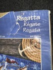 Vintage J   P Coats Regatta Latch Hook Kit 34 x20  Rug Kit New Open Box