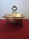 Fb Rogers Silver Co 1158 Silver Plated Footed Covered Dish Serving Bowl