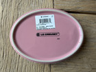 Le Creuset Stoneware Oval Spoon Rest Rose Quartz Pink New