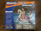 37  Banzai No Tip White Swan Inflatable Queen Princess Float Pool Nib Toy