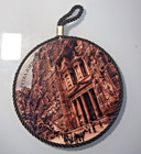 Ceramic Tile   Key Chain Souvenirs Jordan Petra Red Rose City 6 5   
