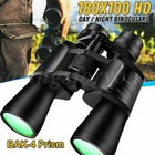 180x100 Hd Zoom Binoculars Day night Vision Travel Outdoor Hunting Telescope Bag