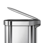 Simplehuman    45-liter Slim Hands-free Kitchen Step Trash Can With Liner Rim