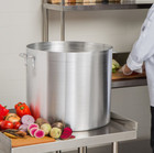 100 Qt Heavy Duty 4mm Aluminum Stock Pot Without Lid Commercial Nsf Soup Brewing