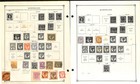 Queensland Stamp Collection On 6 Scott International   Stock Pages 1860-1910