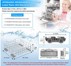Upgraded Wd28x34744 Wd28x26099 Dishwasher Lower Rack Compatible With Ge Dish    