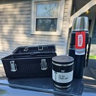 Stanley Metal Thermos   Lunchbox Set Black Collectible New With Tags