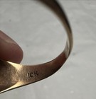 Masonic Ring Vintage 10k Gold  Size 12  5g  Red Stone