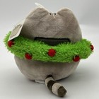 Pusheen Christmas Plush Cat In Wreath 5  Stuffed Animal Gund 4053795 Holiday