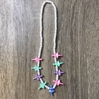 Rainbow Jewelry Girls Ballerina Set Of Stretchy Necklace  Bracelet   2 Barrettes