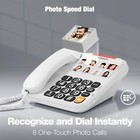 Vtech Corded Senior Phone Sn1117 1 Handset High-contrast Large Buttons Visual
