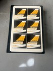 Vintage 1960s Continental Airlines Golden Jet Playing Cards Nib Jb5
