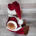 Snowflake Teddy Christmas Plush Boy Bear 2005 Santa Suit Dan Dee Stuffed Animal
