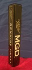 Vintage Wooden 4 Sided Miller Genuine Draft Mgd Beer Tap Handle