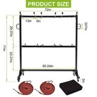 Tecspace Folding Table And Chair Cart With Cover  800 Lbs Capacity For 84 Chairs