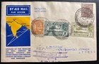 1933 Rangoon Burma India First Flight Airmail Cover Ffc To Athens Greece