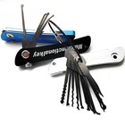 21-in-1 Locksmith Pick Tool Set Portable Foldable Lock Pick Tools Kit
