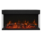 36  Electric Fireplace Insert With Remote Control 4 Flame Colors 4700 Btu Heate