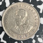 1912 Nicaragua 25 Centavos Lot n0591 Silver  Nice 