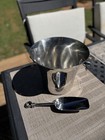 Vintage Sant   andrea Italy Stainless Ice Bucket   Scoop Set Barware Chiller