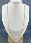 Vintage Chain Necklace Sterling Silver Vermeil Adjustable 