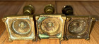 Antique 19th Century Lot Of 3 Polish Travel Candlesticks Judaica Jewish Look   