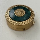 Vintage Pill Box Avon Solid Perfume Compact Glac   Fragrance Empty