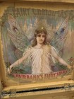 Rare Vintage 1898 Fairbanks Fairy Soap Christmas Store Advertising Wood Box