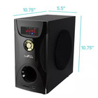 5 1-channel Surround Sound Bluetooth Speaker System In Black