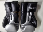 Title Boxing Platinum Proclaim Hook And Loop Training Gloves - Black silver 14oz