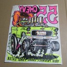 Rare 1968 55 Chevy Roach T Shirt Iron On Transfer Big Daddy Rat Day Glo