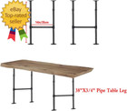 Industrial Pipe Counter Bar Height Table Leg metal Table Legs iron Base Legs Cof