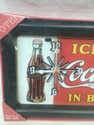 Coca Cola Quartz Wall Clock New In Pkg License Plate Design 7    X 13   