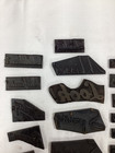 Vintage Typeset Drawer Letterpress Number Stamps Rubber-- Various Words-79 Total