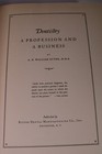 1930 Dentistry Profession Business Ab William Suter Dentist Dental Antique Book