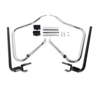 Chrome Saddlebag Bracket Guard Crash Bars Fit For Road Glide King 2014-2024