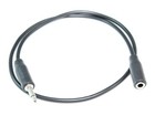 6 In 3 5mm Slim Mono Ts  2 Conductor  Male To Female Audio Extension Cable