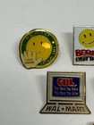 Lot Of 6 Vintage Collectible Walmart Lapel Pins Rare 5 Year Service Pin U5