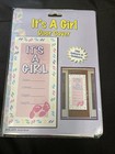Baby Shower It s A Girl All-weather Door Sign Plastic 60  X 30  Announcement