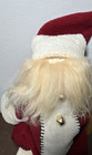 Authentic Woof   Poof 27  Santa Plush Shelf Sitter Wool Re Suit W  Bells   Tag