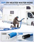 Kohree 50 Ft Heated Water Hose For Rv  -40     Freeze Protection