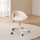 Adjustable Rolling Salon Stool With Backrest Swivel Chair Spa Tattoo