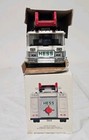Brand New 1989 Hess Toy Fire Truck With Ladder Bank With Siren Lights Flashers 